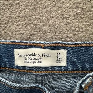 90s straight ultra high rise jean regular length